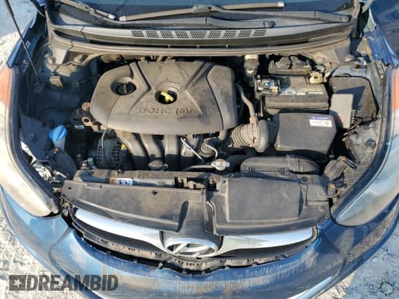 2013 Hyundai Elantra Limited with VIN KMHDH4AE2DU951855, listed as a Copart auction lot 80449865 with 147,507 mi miles and Salvage title. Bid and sale history available at DreamBid. Image 11.