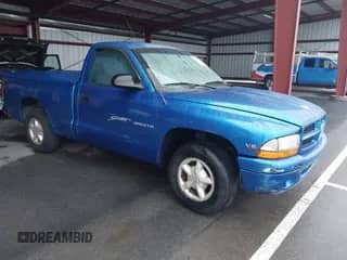 1998 Dodge Dakota SLT with VIN 1B7FL26X5WS641384, listed as a IAAI auction lot 43448644 with 230,235 mi miles and . Bid and sale history available at DreamBid. Image 1.