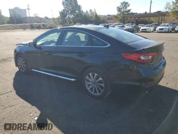 2016 Hyundai Sonata Sport with VIN 5NPE34AF6GH419653, listed as a Copart auction lot 89590375 with 68,913 mi miles and Salvage title. Bid and sale history available at DreamBid. Image 2.