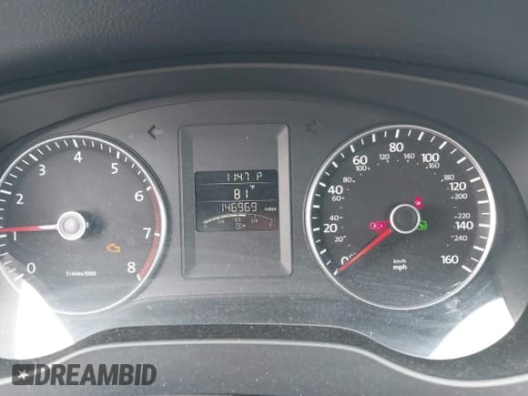 ✅ 2012 Volkswagen Jetta SE • VIN: 3VWDP7AJ4CM401496 • Lot: 42786070. Listed on IAAI with 146,969 mi. Free auction sales archive from the USA and detailed vehicle history report at DreamBid. Image 7.