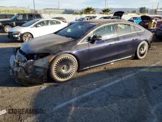 ✅ 2022 Mercedes-Benz EQS AMG • VIN: W1KCG5FBXNA009049 • Лот: 79775143. Опубликован ранее на Copart с пробегом 7 045 миль. Бесплатный доступ к архиву аукционных продаж из США и подробный отчёт об истории автомобиля на DreamBid. Изображение 1.