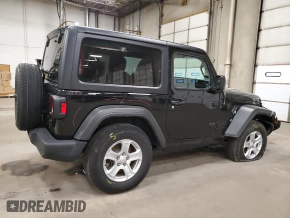 ✅ 2022 Jeep Wrangler Willys Sport • VIN: 1C4GJXAG0NW111202 • Lot: 79994544. Listed on Copart with 13,885 mi. Free auction sales archive from the USA and detailed vehicle history report at DreamBid. Image 3.