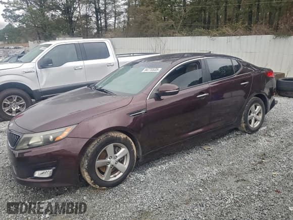 ✅ 2015 Kia Optima LX • VIN: 5XXGM4A70FG356395 • Lot: 94770535. Wystawiony na Copart z przebiegiem 109 664 mil. Bezpłatny archiwum sprzedaży aukcyjnych z USA i szczegółowy raport historii pojazdu na DreamBid. Zdjęcie 1.