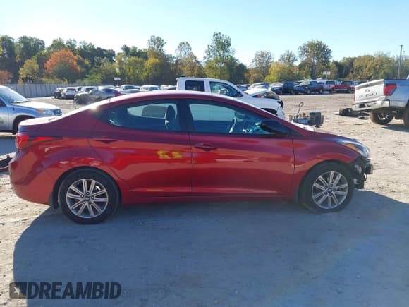 ✅ 2015 Hyundai Elantra SE • VIN: 5NPDH4AE9FH614150 • Lot: 43478908. Listed on IAAI with 185,399 mi. Free auction sales archive from the USA and detailed vehicle history report at DreamBid. Image 14.