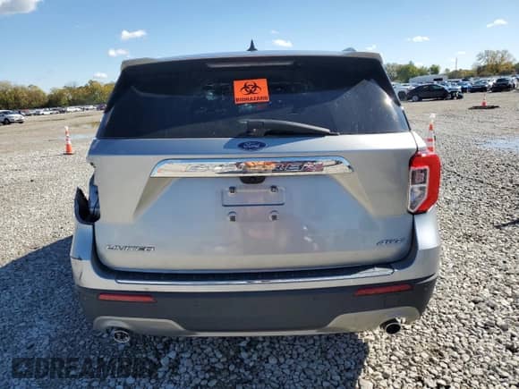 2022 Ford Explorer Limited z VIN 1FMSK8FH3NGB07004, wystawiony jako Copart lot #87407465 z przebiegiem Nie podano mil oraz Szkoda całkowita • Salvage title. Historia ofert i sprzedaży dostępna na DreamBid. Obrazek 6.