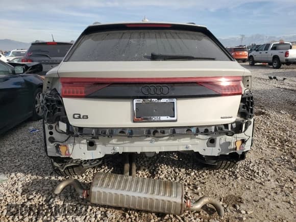 ✅ 2023 Audi Q8 Premium Plus • VIN: WA1EVBF18PD041797 • Lot: 82413814. Listed on Copart with 6,919 mi. Free auction sales archive from the USA and detailed vehicle history report at DreamBid. Image 6.