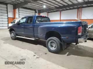 2005 Dodge 3500 SLT z VIN 3D7MS48C95G739703, wystawiony jako Copart lot #83249554 z przebiegiem 291 572 mil mil oraz Czysty tytuł • Clean title. Historia ofert i sprzedaży dostępna na DreamBid. Obrazek 2.