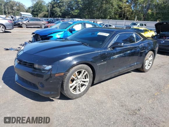 ✅ 2015 Chevrolet Camaro LS • VIN: 2G1FB1E36F9275392 • Lot: 90545105. Wystawiony na Copart z przebiegiem 87 053 mil. Bezpłatny archiwum sprzedaży aukcyjnych z USA i szczegółowy raport historii pojazdu na DreamBid. Zdjęcie 1.