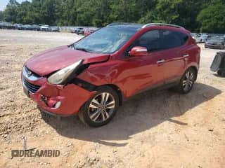 2014 Hyundai Tucson Limited z VIN KM8JU3AG2EU836085, wystawiony jako Copart lot #80264585 z przebiegiem 164 808 mil mil oraz Szkoda całkowita • Salvage title. Historia ofert i sprzedaży dostępna na DreamBid. Obrazek 1.