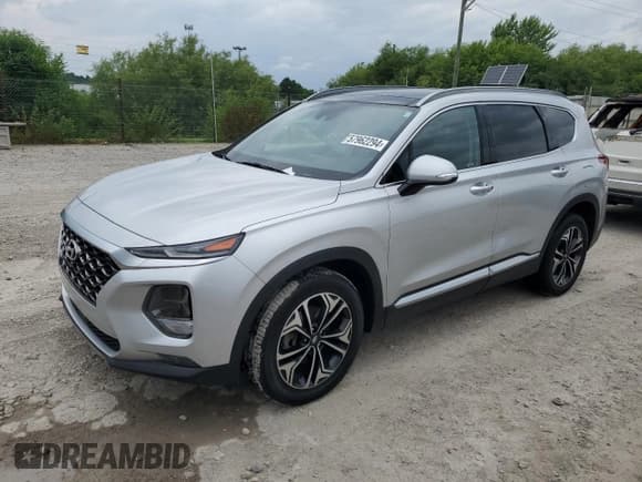 ✅ 2019 Hyundai Santa Fe Limited • VIN: 5NMS53AA3KH064345 • Lot: 57962294. Wystawiony na Copart z przebiegiem 126 959 mil. Bezpłatny archiwum sprzedaży aukcyjnych z USA i szczegółowy raport historii pojazdu na DreamBid. Zdjęcie 1.