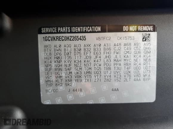✅ 2017 Chevrolet Silverado 1500 LT • VIN: 1GCVKREC0HZ265435 • Лот: 71973704. Опубликован ранее на Copart с пробегом 88 903 миль. Бесплатный доступ к архиву аукционных продаж из США и подробный отчёт об истории автомобиля на DreamBid. Изображение 13.