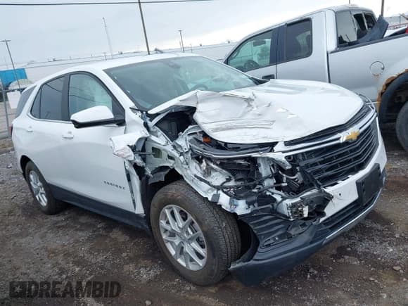✅ 2023 Chevrolet Equinox LT • VIN: 3GNAXUEG3PS155830 • Lot: 42548377. Listed on IAAI with 11,326 mi. Free auction sales archive from the USA and detailed vehicle history report at DreamBid. Image 1.