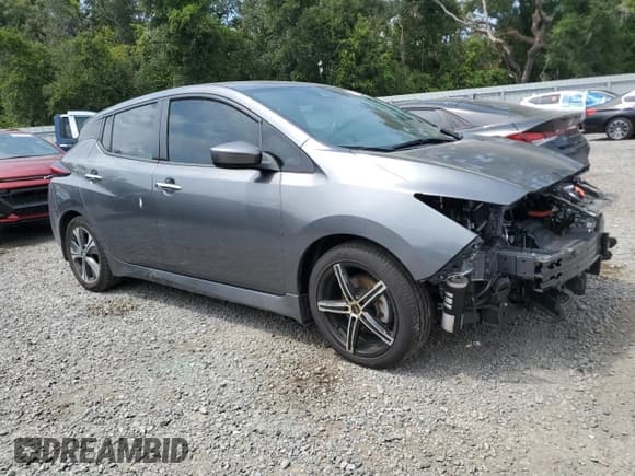 ✅ 2022 Nissan LEAF SV • VIN: 1N4AZ1CV8NC564109 • Lot: 71468165. Listed on Copart with 65,066 mi. Free auction sales archive from the USA and detailed vehicle history report at DreamBid. Image 4.