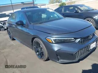 ✅ 2025 Honda Civic Sport • VIN: 2HGFE4F8XSH343589 • Lot: 43550424. Listed on IAAI with 4,381 mi. Free auction sales archive from the USA and detailed vehicle history report at DreamBid. Image 1.