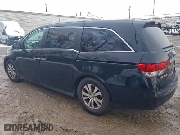 ✅ 2014 Honda Odyssey EX-L • VIN: 5FNRL5H63EB129329 • Lot: 95650655. Listed on Copart with 195,062 mi. Free auction sales archive from the USA and detailed vehicle history report at DreamBid. Image 2.