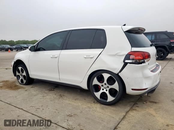 ✅ 2012 Volkswagen Golf GTI • VIN: WVWHV7AJ2CW235408 • Lot: 54935115. Listed on Copart with 110,475 mi. Free auction sales archive from the USA and detailed vehicle history report at DreamBid. Image 2.