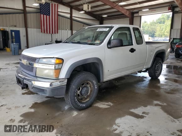 ✅ 2007 Chevrolet Colorado Work Truck • VIN: 1GCDT19EX78234543 • Лот: 68252275. Опубликован ранее на Copart с пробегом 81 932 миль. Бесплатный доступ к архиву аукционных продаж из США и подробный отчёт об истории автомобиля на DreamBid. Изображение 1.