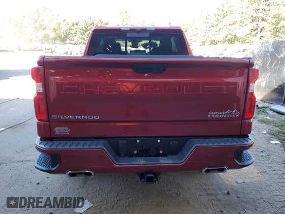 2024 Chevrolet Silverado 1500 High Country with VIN 1GCUDJED3RZ320431, listed as a Copart auction lot 73219404 with Not provided miles and Salvage title. Bid and sale history available at DreamBid. Image 6.