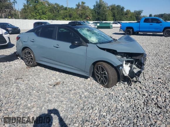 ✅ 2024 Nissan Sentra SR • VIN: 3N1AB8DV7RY308193 • Lot: 89628385. Listed on Copart with 14,887 mi. Free auction sales archive from the USA and detailed vehicle history report at DreamBid. Image 4.
