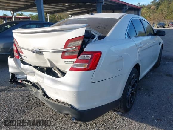 ✅ 2013 Ford Taurus SHO • VIN: 1FAHP2KT7DG161188 • Lot: 43708085. Listed on IAAI with 134,247 mi. Free auction sales archive from the USA and detailed vehicle history report at DreamBid. Image 4.