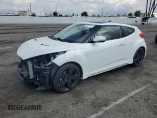 ✅ 2013 Hyundai Veloster Turbo • VIN: KMHTC6AE1DU129344 • Lot: 84931115. Listed on Copart with 43,064 mi. Free auction sales archive from the USA and detailed vehicle history report at DreamBid. Image 1.