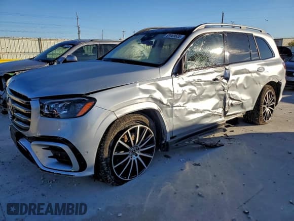 ✅ 2024 Mercedes-Benz GLS 580 • VIN: 4JGFF8FE5RB125700 • Lot: 93469635. Wystawiony na Copart z przebiegiem 26 789 mil. Bezpłatny archiwum sprzedaży aukcyjnych z USA i szczegółowy raport historii pojazdu na DreamBid. Zdjęcie 1.