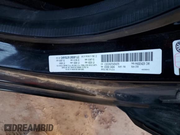 ✅ 2012 Dodge Avenger SE • VIN: 1C3CDZAG7CN254379 • Лот: 86829004. Опубликован ранее на Copart с пробегом 120 547 миль. Бесплатный доступ к архиву аукционных продаж из США и подробный отчёт об истории автомобиля на DreamBid. Изображение 12.