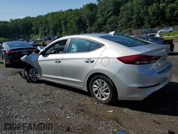 2018 Hyundai Elantra SE with VIN 5NPD74LF1JH371192, listed as a Copart auction lot 65885465 with Not provided miles and Salvage title. Bid and sale history available at DreamBid. Image 2.