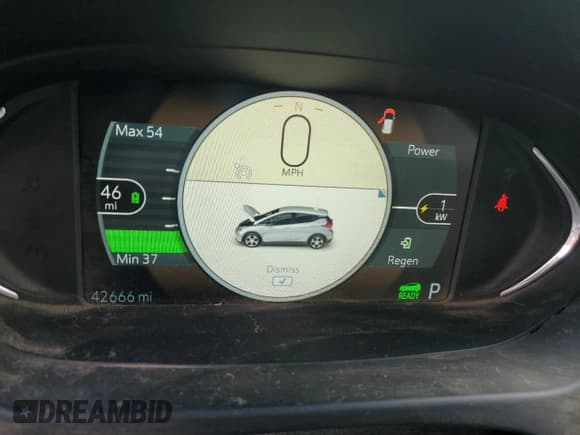 ✅ 2020 Chevrolet Bolt EV LT • VIN: 1G1FY6S07L4148851 • Lot: 55684325. Listed on Copart with 42,666 mi. Free auction sales archive from the USA and detailed vehicle history report at DreamBid. Image 9.