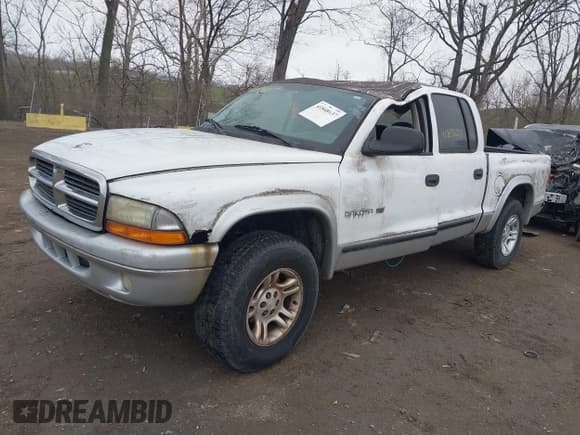 ✅ 2002 Dodge Dakota SLT • VIN: 1B7HG48N72S577296 • Lot: 41848637. Wystawiony na IAAI z przebiegiem 133 777 mil. Bezpłatny archiwum sprzedaży aukcyjnych z USA i szczegółowy raport historii pojazdu na DreamBid. Zdjęcie 2.