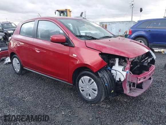 ✅ 2024 Mitsubishi Mirage ES • VIN: ML32AUHJ3RH020450 • Lot: 43900547. Listed on IAAI with 23,392 mi. Free auction sales archive from the USA and detailed vehicle history report at DreamBid. Image 1.