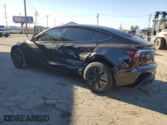 ✅ 2025 Tesla Model 3 Long Range • VIN: 5YJ3E1EA9SF037347 • Lot: 86870035. Listed on Copart with 6,803 mi. Free auction sales archive from the USA and detailed vehicle history report at DreamBid. Image 2.