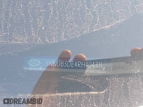 2024 Hyundai Tucson SEL with VIN 5NMJB3DE4RH404311, listed as a IAAI auction lot 43266957 with 53,728 mi miles and . Bid and sale history available at DreamBid. Image 9.