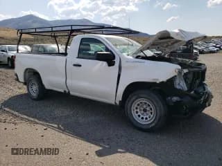 ✅ 2020 Chevrolet Silverado 1500 Work Truck • VIN: 3GCNYAEF1LG232625 • Lot: 58042004. Wystawiony na Copart z przebiegiem 35 402 mil. Bezpłatny archiwum sprzedaży aukcyjnych z USA i szczegółowy raport historii pojazdu na DreamBid. Zdjęcie 4.