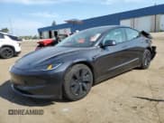 ✅ 2024 Tesla Model 3 Long Range • VIN: 5YJ3E1EB7RF843965 • Лот: 81447475. Опубликован ранее на Copart с пробегом 21 822 миль. Бесплатный доступ к архиву аукционных продаж из США и подробный отчёт об истории автомобиля на DreamBid. Изображение 1.