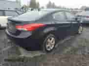 2013 Hyundai Elantra GLS z VIN KMHDH4AE2DU966999, wystawiony jako Copart lot #84441285 z przebiegiem 180 594 mil mil oraz Szkoda całkowita • Salvage title. Historia ofert i sprzedaży dostępna na DreamBid. Obrazek 3.