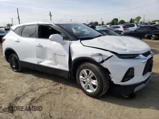 2021 Chevrolet Blazer LT z VIN 3GNKBHRS1MS537956, wystawiony jako Copart lot #39874203 z przebiegiem 38 771 mil mil oraz . Historia ofert i sprzedaży dostępna na DreamBid. Obrazek 4.