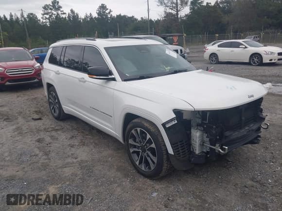 ✅ 2021 Jeep Grand Cherokee Overland • VIN: 1C4RJKDG6M8120190 • Лот: 43414728. Опубликован ранее на IAAI с пробегом 66 646 миль. Бесплатный доступ к архиву аукционных продаж из США и подробный отчёт об истории автомобиля на DreamBid. Изображение 1.