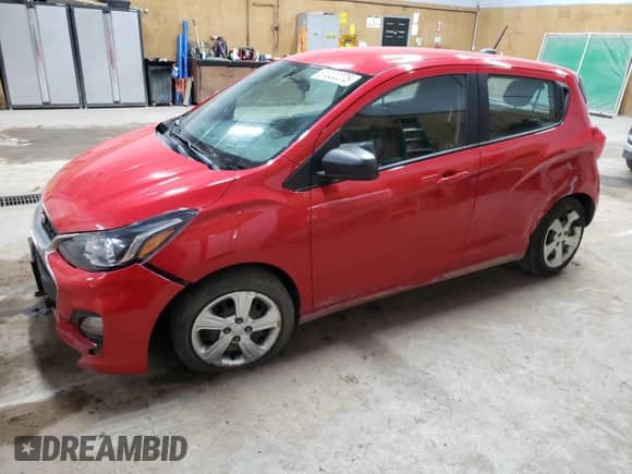 2021 Chevrolet Spark LS with VIN KL8CA6SA6MC700802, listed as a Copart auction lot 91022275 with 105,401 mi miles and Clean title. Bid and sale history available at DreamBid. Image 1.