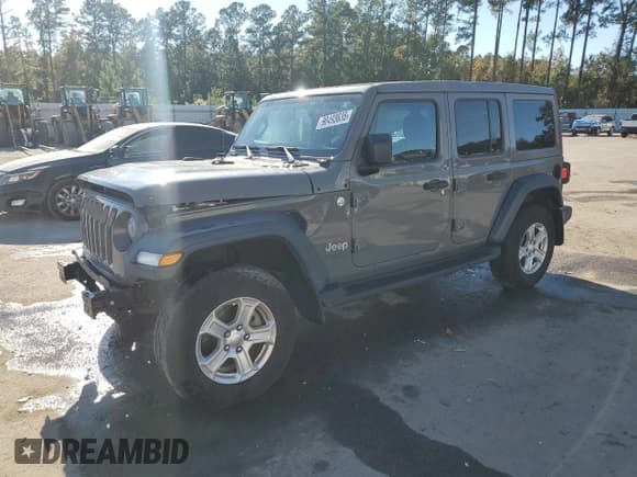 ✅ 2020 Jeep Wrangler Unlimited Freedom • VIN: 1C4HJXDG0LW264272 • Lot: 90493635. Listed on Copart with 86,207 mi. Free auction sales archive from the USA and detailed vehicle history report at DreamBid. Image 1.
