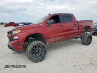 ✅ 2020 Chevrolet Silverado 1500 Custom • VIN: 3GCPWBEKXLG189310 • Lot: 70561965. Wystawiony na Copart z przebiegiem 132 950 mil. Bezpłatny archiwum sprzedaży aukcyjnych z USA i szczegółowy raport historii pojazdu na DreamBid. Zdjęcie 1.