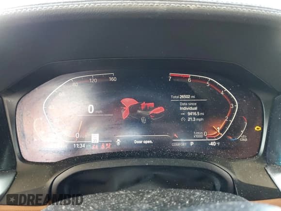 ✅ 2022 BMW 4 Series 430i xDrive • VIN: WBA43AT03NCH77904 • Лот: 38116693. Опубликован ранее на Copart с пробегом 26 502 миль. Бесплатный доступ к архиву аукционных продаж из США и подробный отчёт об истории автомобиля на DreamBid. Изображение 9.