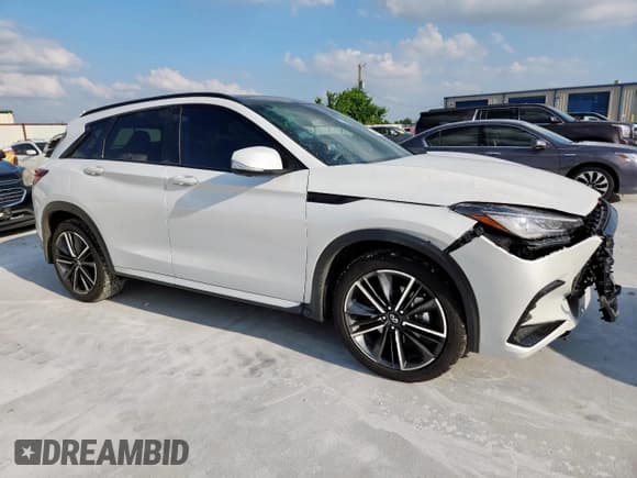 ✅ 2023 Infiniti QX50 Sport • VIN: 3PCAJ5FA2PF115595 • Lot: 59698835. Wystawiony na Copart z przebiegiem 40 899 mil. Bezpłatny archiwum sprzedaży aukcyjnych z USA i szczegółowy raport historii pojazdu na DreamBid. Zdjęcie 4.