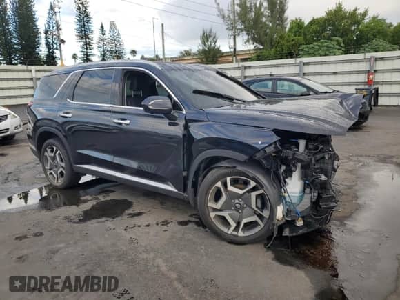 2024 Hyundai Palisade SEL z VIN KM8R44GE8RU773644, wystawiony jako Copart lot #90564845 z przebiegiem 16 827 mil mil oraz Nie do naprawy • Non repairable. Historia ofert i sprzedaży dostępna na DreamBid. Obrazek 4.