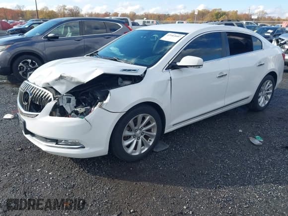 ✅ 2016 Buick LaCrosse Leather • VIN: 1G4GB5G37GF102565 • Lot: 43583002. Listed on IAAI with 112,050 mi. Free auction sales archive from the USA and detailed vehicle history report at DreamBid. Image 2.