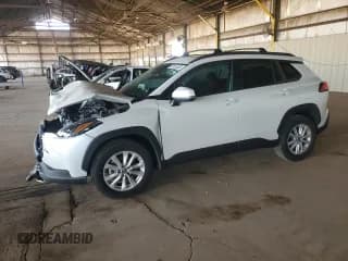 ✅ 2023 Toyota Corolla Cross LE • VIN: 7MUBAAAG8PV071516 • Lot: 87414505. Listed on Copart with 35,598 mi. Free auction sales archive from the USA and detailed vehicle history report at DreamBid. Image 1.