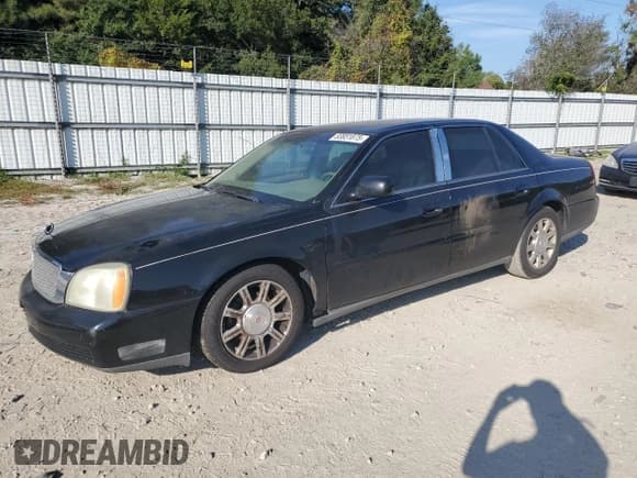 ✅ 2003 Cadillac DeVille • VIN: 1G6KD54Y43U218176 • Lot: 83851875. Listed on Copart with 130,690 mi. Free auction sales archive from the USA and detailed vehicle history report at DreamBid. Image 1.