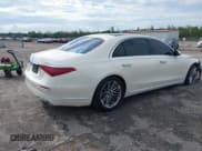 ✅ 2023 Mercedes-Benz S 580 • VIN: W1K6G7GB3PA199187 • Lot: 42813110. Wystawiony na IAAI z przebiegiem 56 515 mil. Bezpłatny archiwum sprzedaży aukcyjnych z USA i szczegółowy raport historii pojazdu na DreamBid. Zdjęcie 4.