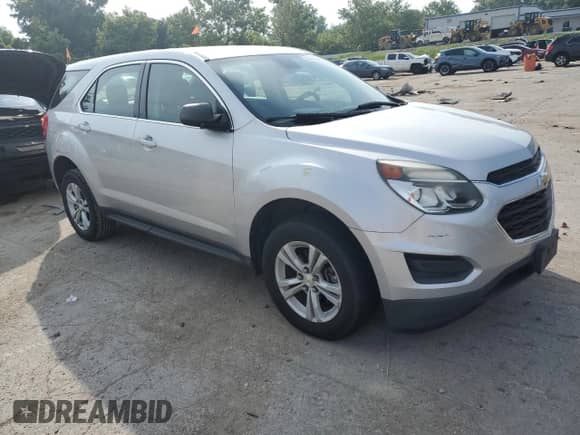 2017 Chevrolet Equinox LS with VIN 2GNALBEK8H1585239, listed as a Copart auction lot 66941465 with 118,300 mi miles and Clean title. Bid and sale history available at DreamBid. Image 4.