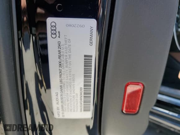 ✅ 2019 Audi A7 Prestige • VIN: WAUS2AF24KN086269 • Lot: 62759413. Wystawiony na Copart z przebiegiem 45 455 mil. Bezpłatny archiwum sprzedaży aukcyjnych z USA i szczegółowy raport historii pojazdu na DreamBid. Zdjęcie 13.